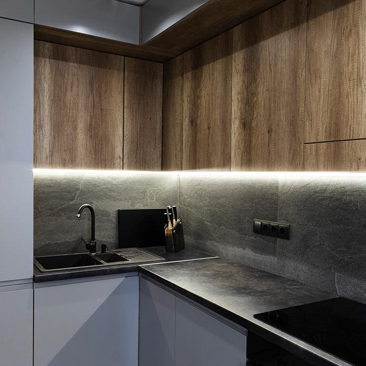 Nội thất bếp kiểu loft
